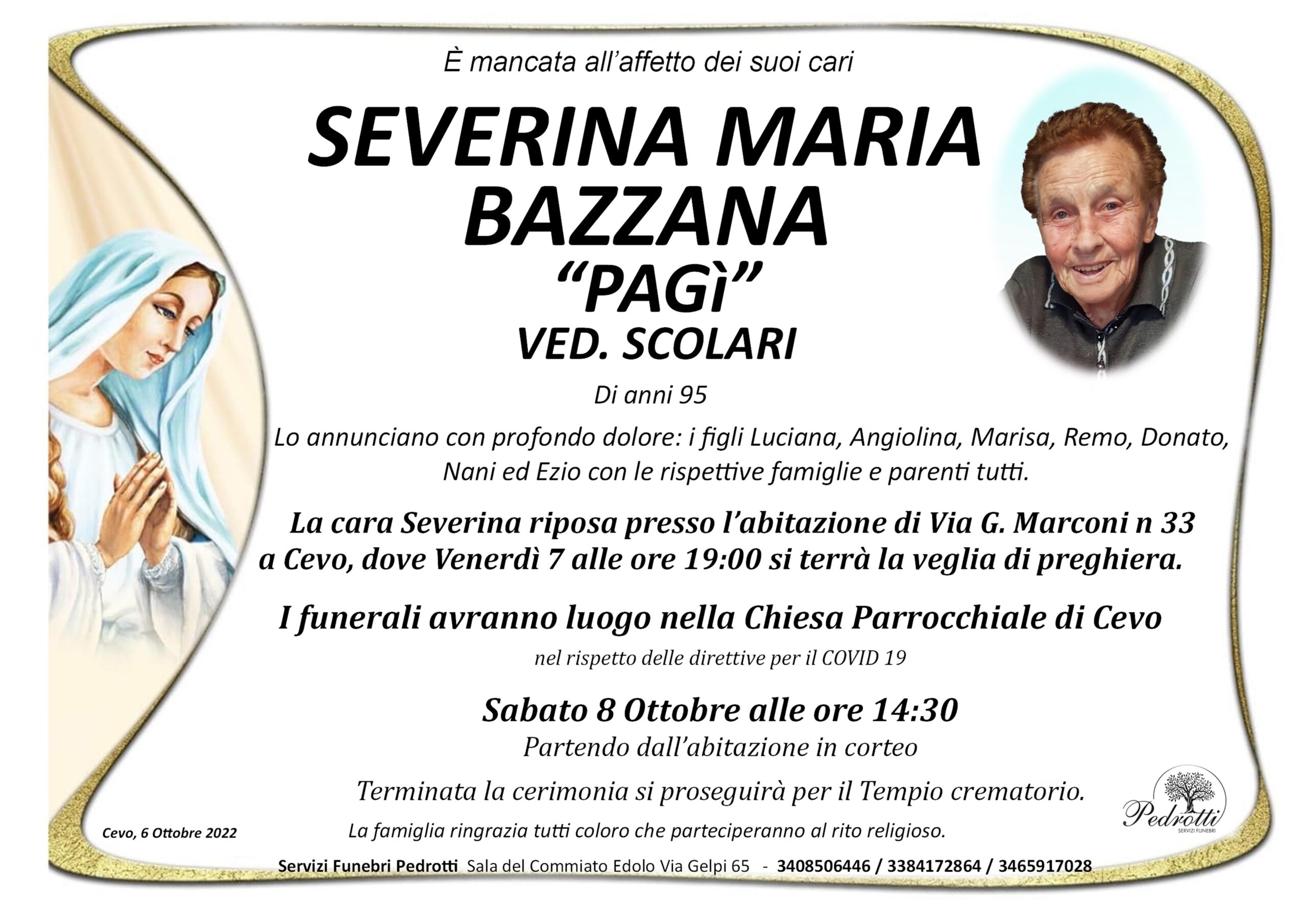 Bazzana Severina Maria - Pedrotti
