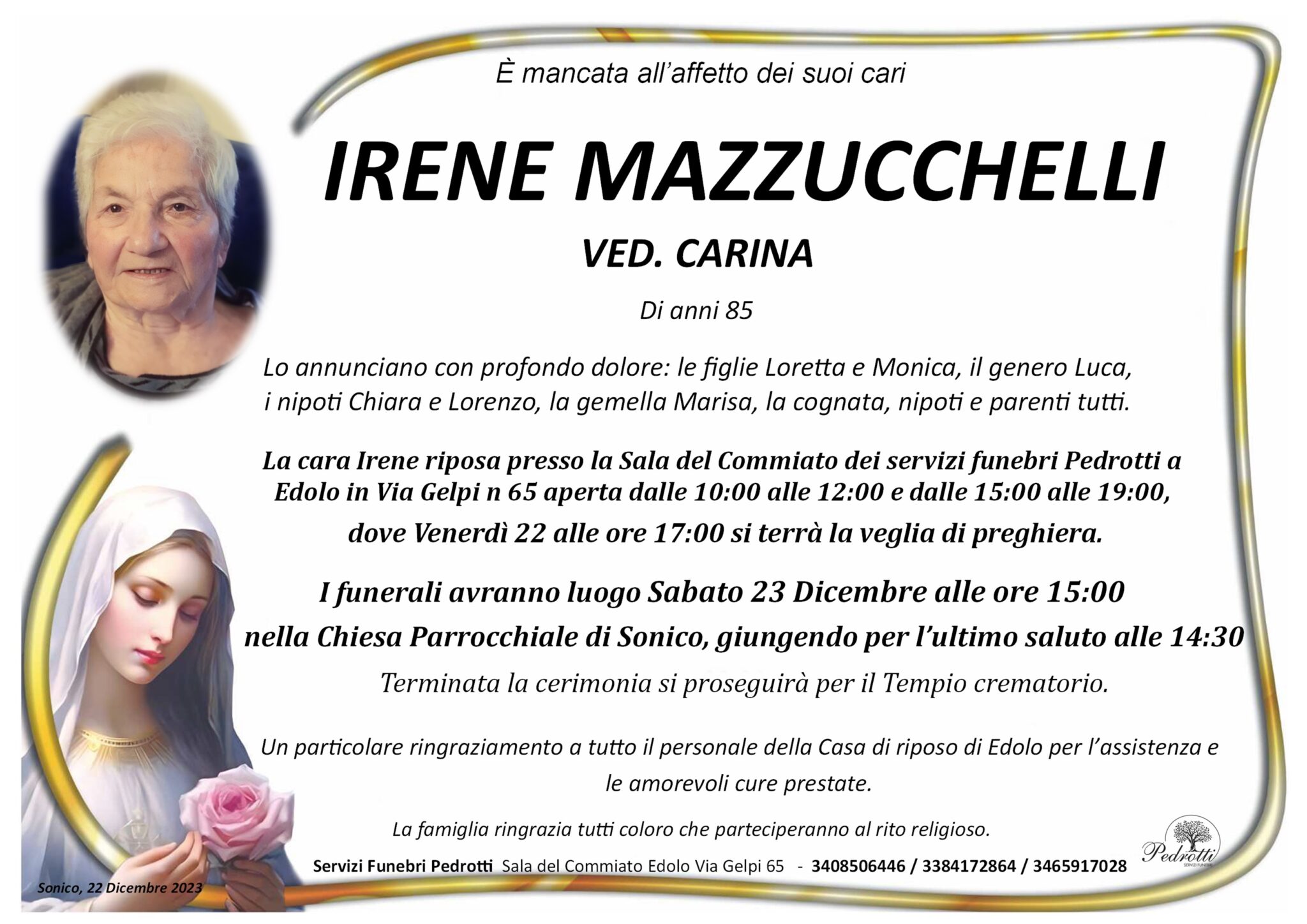 Mazzucchelli Irene - Pedrotti
